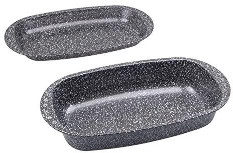 c|h|g Skandia Xtreme Plus - Stampo per Pane e arrosto con Coperchio Antiaderente a 4 Strati, Effetto Granito, 37 x 20 x 7 cm, Made in Germany