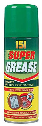 2 x Super Grease Spray Aerosol Lubricate Oil Wood Metal Water Resistant 150ml