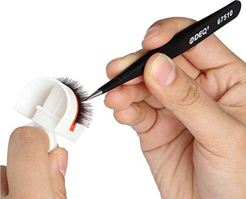 False Eyelash Glue Holder, U Shape Ring Strip Pallet Lashes Holder Makeup Tool for Eyelash Extensions 01 Ordinary U shaped Ring Cup