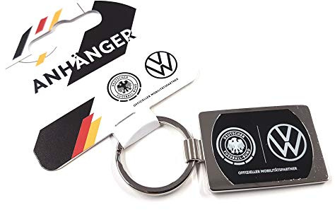 Volkswagen Z094739DF Porte-clés rectangulaire DFB Allemagne Football Article de supporter Wedrivefoot