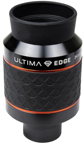 Celestron 93453 Ultima Edge 24mm Parfocal Ultra Flat Field Eyepiece Designed for 1.25 Focusers - Incredibly Crisp Views, Fully Multi-Coated Lens, Moulded Rubber Grip, Black