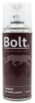 Spray Premium Barniz 2K Brillante Bolt 400 Ml