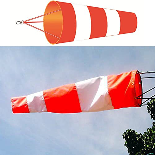 HpLive Saco de viento para jardín, saco de viento para exterior, tela Oxford, resistente a la intemperie, color rojo y, 100 cm