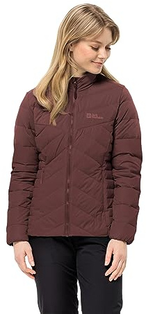 Jack Wolfskin Tundra Down Jkt W Duntäcke, Mörkbrun, L Dam, Mörkbrun, L