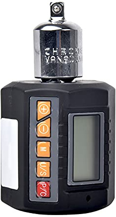 Weytoll Adaptateur de couple numérique avec écran LCD Mesurer le couple en Nm, Kg-Cm, Ft-Lb, In-Lb Gamme de clés dynamométriques 0,9-30 Nm
