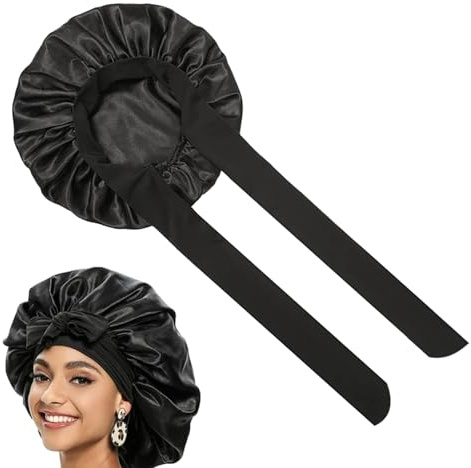 Seidenhaube Zum Schlafen,Schlafhaube Seide,Bonnet,Damen/Men/Kinder Satin Haarhaube,Nacht Silk Schlafmütze,Sleep/Shower für Haarkappe,Wrap Haare,Oil,Haarschutz,Wiederverwendbare Sleeping Satinhaube