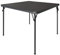 KAIHAOWIN Tavolo Quadrato Pieghevole 80 x 80 cm, da Gioco per 4 Persone, da Giardino Uso Versatile, Interno ed Esterno, Nero