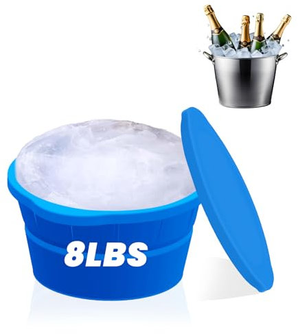 Eiskübel mit Deckel, Sweet Treat Ice Cream Tub (Himbeere) - 3,6 kg wiederverwendbarer Silikonbehälter für hausgemachtes Eis & Gefrierschrank Lebensmittelaufbewahrung/Spülmaschinenfest & BPA-frei
