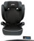PETEX Seggiolino auto Basic i-Size Standard secondo ECE R129 per bambini di circa 100-150 cm, seggiolino auto regolabile in altezza, colore nero, 1 pezzo