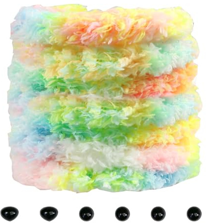 TOAOB Pfeifenputzer Lang 1m Extra Dicke Pfeifenputzer Bunte 15mm zum Hund Basteln 2 Stück Chenilledraht Pipe Cleaner Basteln für DIY Handwerksprojekt