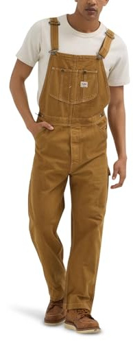 Lee Salopette de travail pour homme, Orange verni, Medium