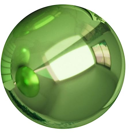 EPASHA Gartenkugeln, Gartenkugel, polierte Hohlkugel, reflektierende Gartenkugel, Traubenkugel aus Edelstahlmetall (Farbe: Rot, Größe: 500 mm)(Green,450MM)