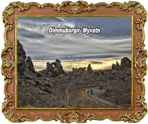 Dimmuborgir Island Tourist Souvenir Kühlschrankmagnet Kühlschrankdekoration Magnet