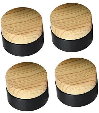 MUSISALY 4pièces Pot Verre Pour Cosmétiques Crèmes Lot De Petits Pots Récipients Distributeurs Pour Voyages Soins Peau