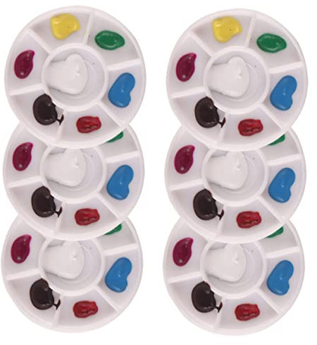 COSMEVIVI 6 Stücke Mini Lollies Spielzeug Jungen Und Mädchen Kunst Werkzeug Spielzeug Holz Farbe Box
