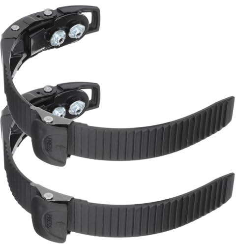 Yardwe 2 StüCk Rollschuh-Schnallenriemen Austauschbarer Schnallenriemen FüR Inline Skates Und Rollschuhe Verstellbarer Skate-Schnallengurt Mit Schrauben