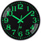 NESIFEE Horloge Murale Radio-pilotée Lumineuse sans Bruit de tic-tac Silencieuse Grand Fonctionne sur Piles Facile à Lire pour Chambre Cuisine Chambre à Coucher (Radio pilotée Lumineuse A, 30 cm)