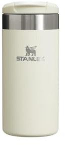 STANLEY Aerolight Transit Travel Mug 0.35L - Keeps 4 Hours Hot - 6 Hours Cold - Dishwasher Safe - Leakproof - Car Cup Holder Compatible - Insulated Coffee Cup - Cream Gloss