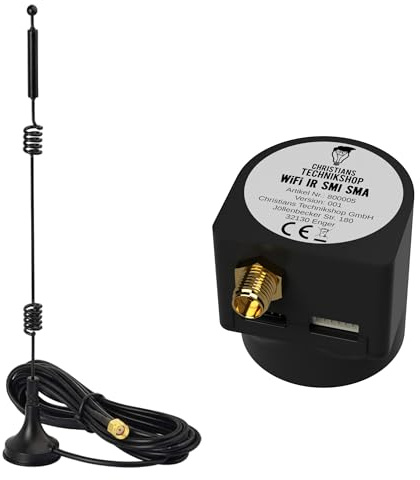 CTS IR Lesekopf Stromzähler WLAN externe Antenne Smart Meter Tasmota V32