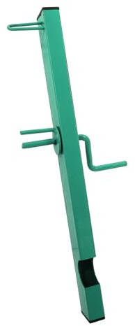 Outanaya Steel Bundling Strap Winder Manual Truck Cargo Belt Winding Tool Heavy Duty Green Steel Belt Winder for Truck Cargo Securing and Bundling