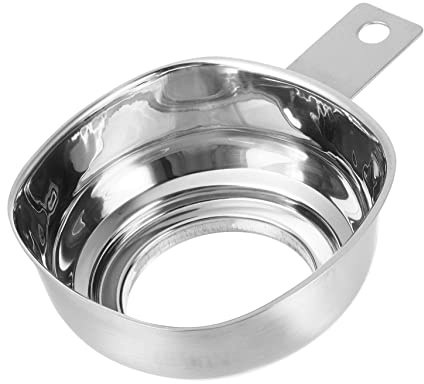 BIUDECO Embudo Inoxidable Cuadrado con Boca Ancha y Mango Resistente para Aceite y Cocina Hogar y Restaurante