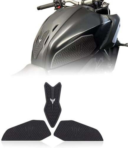 Per MT-07 MT07 MT 07 2025 per moto Protezione laterale antiscivolo impermeabile per serbatoio Adesivo in gomma 3CM