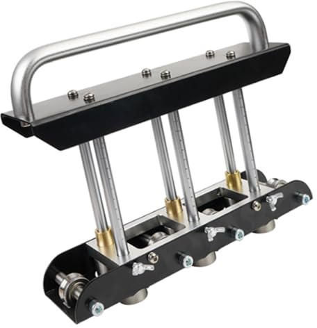 Aumotop Dobladora de Láminas de Metal con Diseño Rodillo en Forma V para Doblar con Precisión Materiales Techo, Fabricada por Expertos Materiales Confiables, Adecuada para Fabricar Desviadores