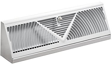 Accord ABBBWH15 Baseboard Register with Sunburst Design, 15-Inch(Duct Opening Measurement), White