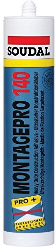 Soudal MontagePro 140, Montagekleber, 310ml, weiß