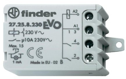 Finder serie 27 - Rele commutatore 4 sequenze 230v corrente alternata