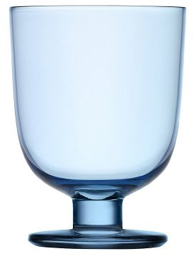 Iittala Lempi Trinkglas 2er Set hellblau