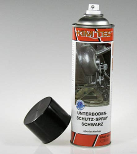 KIM-TEC Unterboden- Schutz Spray überlackierbar 500ml Farbe: Schwarz
