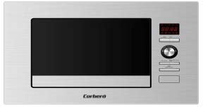 Microondas corbero cmicp100 inox integrable 20l