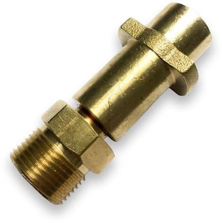 M&M Smartek Bajonett Adapter für Kärcher M22x1,5 AG, Bajonett | Verbindet Hochdruckreiniger, Pistole, Schlauch oder Zubehör; passend für Kärcher, M22x1,5 AG, Bajonett.