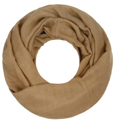Majea Damen Loop Schal Cary – Eleganter Schlauchschal unifarben – 170x75cm weicher Rundschal für Business & Alltag