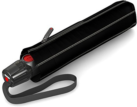 Knirps Duomatic T.200 Medium leichter winddichter Reiseschirm mit 8 Streben, 95% UV-Schutz