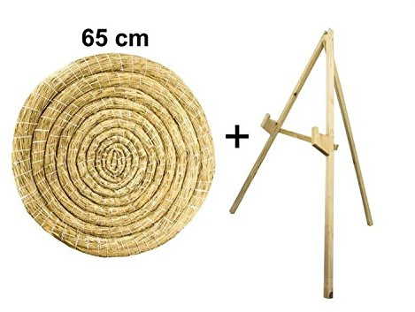 Sekula Archery - Diana de paja redonda de 65 cm con soporte