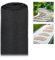Relaxdays Malla Antihierbas 17 g/m² Permeable y Resistente a los Rayos UV, Polipropileno, Negro, 15 m