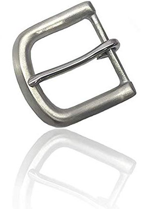 Gürtelschnallen Metall Silber für Herren, Dornschliesse Für Gürtel Mit 4 cm Breite, Massiver Edelstahl Dorn-Schließe, 1 Stück Dornschließe, Ersatzgürtel zum Anklippen, DIY Handgemachte Schnalle