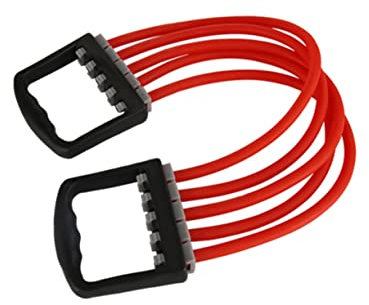 BESPORTBLE Brust Expander Verstellbarer Federtrainer Widerstandsband Für Armzug Ergonomische Griffe Tragbare Trainingsgeräte Für Brustmuskulatur Fitnessgerät Für Zuhause Und Freien