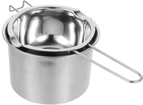 SHINEOFI Bain for Wax Making Wax Pot Double Boiler Stainless Steel Melting Pot for Cheese Butter Candle Making