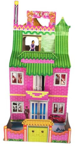 TEHAUX Villa Di Carta Per Antenati Da Bruciare Casa Di Carta Per Funerali Per Offerte Spirituali Accessori Per Sacrifici Tradizionali