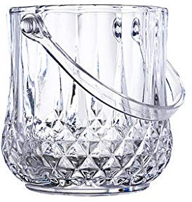 Huangj-0527 Eiskübel Eiseimer Glas Restaurant Wein Champagner Eimer EIS Eimer Hause Trinken Essen Eimer Bar Bier Cocktail EIS Eimer Mit Griff zum Kühlen von Bier, Champagner