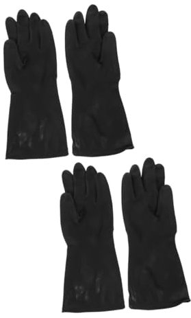 Beavorty 2pairs Dishwashing Gloves Washing up Gloves for Kitchen Cleaning Food Safe