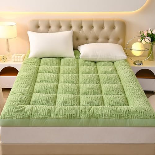 Dicke, tragbare Rollmatratze für Doppelbett, Queen-Sofa, leicht zu verstauen, atmungsaktiv, faltbar, Gästebett, Reisematratze.