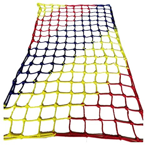 Robustes Kletternetz, Outdoor-Spielplatz-Mesh-Leiter für Kinder, 8 mm Seil, 1 x 3 m, ideal für Schaukeln, Fracht- und Kletteraktivitäten