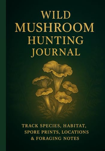 Wild Mushroom Hunting Journal: Track Species, Habitat, Spore Prints, Locations & Foraging Notes