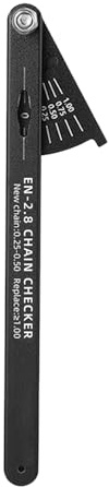 Chain Checker - Bike Chain Measuring Tool,Portable Accurate Measurement Aluminum Alloy for Road Bicycle Cycling Repair Motorcycle Maintenance