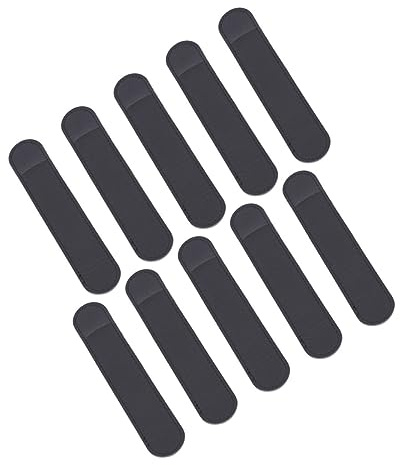 UTHCLO 10 pezzi Custodia PU in Pelle per Penna Stilografica e Touch da Leggera e Protettiva per Stylus Apple Pencil Design Classico per Uso Professionale e Quotidiano
