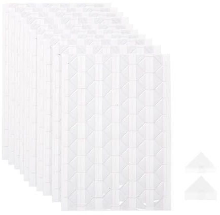 1020pcs Self Adhesive Photo Corners for DIY Crafts, Photo Corners for Scrapbook, Clear Edge Stickers for Mounting Albums, Scrapbooks, Picture Mounting, Journals